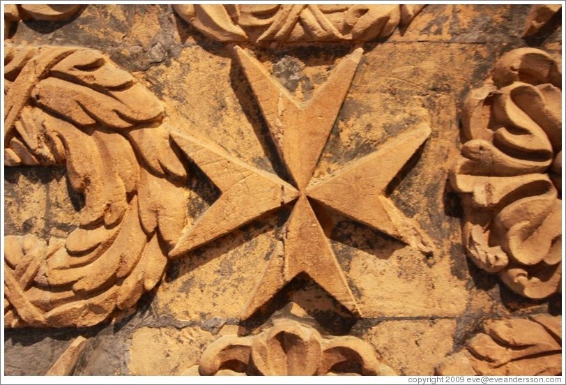 Maltese Cross, St. Johns Co-Cathedral (Kon-Katidral ta' San &#288;wann).