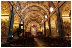 Nave, St. Johns Co-Cathedral (Kon-Katidral ta' San &#288;wann).