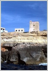 Military fort, built 700 years ago to guard against the Turkish.