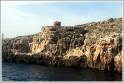 Stone military pillbox.