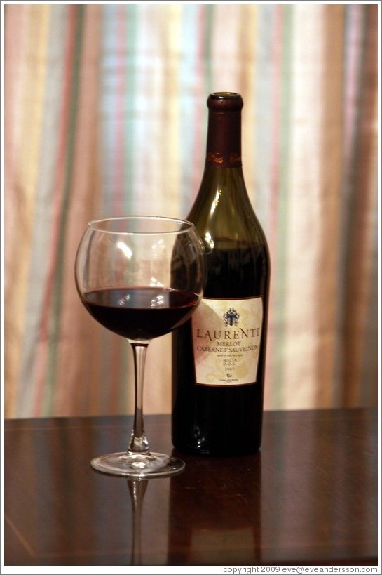 Merlot and cabernet sauvignon, Laurenti, 2007, Malta.