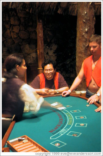 Jin in his role as riverboat gambler.