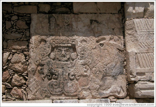 Carvings.  Chichen Itza.