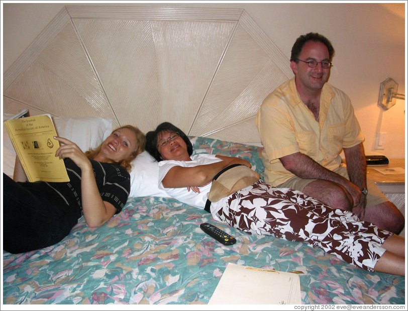 Eve, Trinh, and Eric.