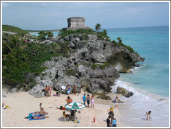 Beach at Tulum.