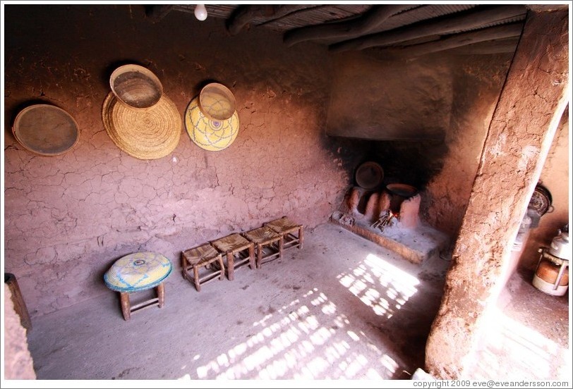 House belonging to a Berber family.