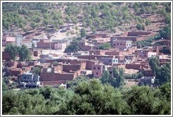 Berber village in the Atlas Mountains.