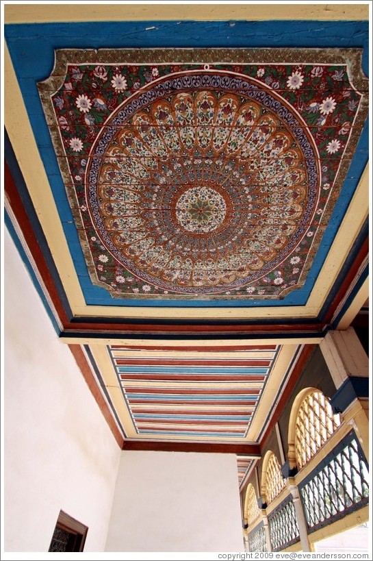 Ceiling, Bahia Palace.