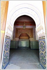 Doorway near the Grand Riad, Bahia Palace.