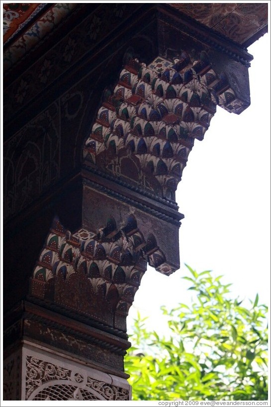 Eaves, Bahia Palace.