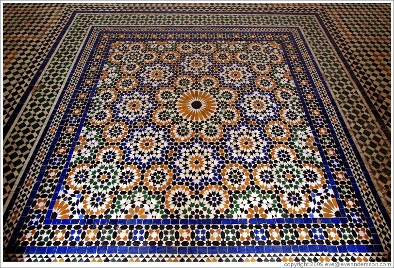 Floor, Bahia Palace.