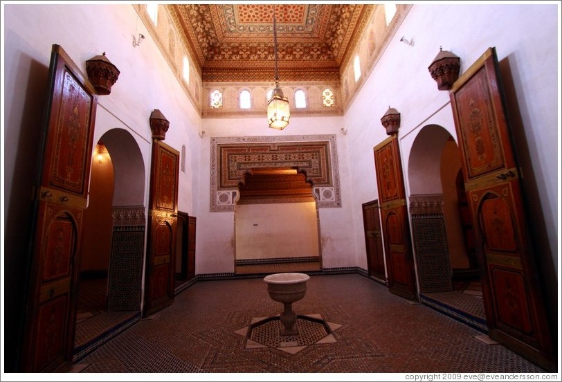 Private apartment, Bahia Palace.