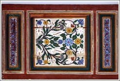 Flower pattern, Bahia Palace.