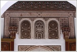 Wall pattern above a doorway, Bahia Palace.