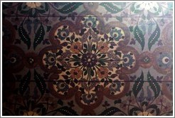 Flower pattern, Bahia Palace.