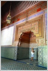 Room off of Le Grand Riad, Bahia Palace.