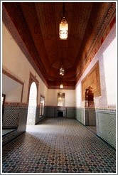 Room off of Le Grand Riad, Bahia Palace.