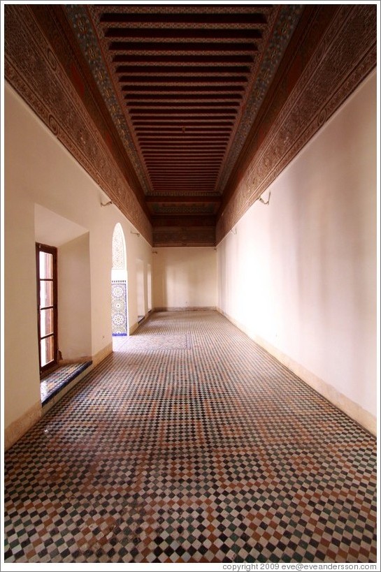 Room near La Petite Cour, Bahia Palace.