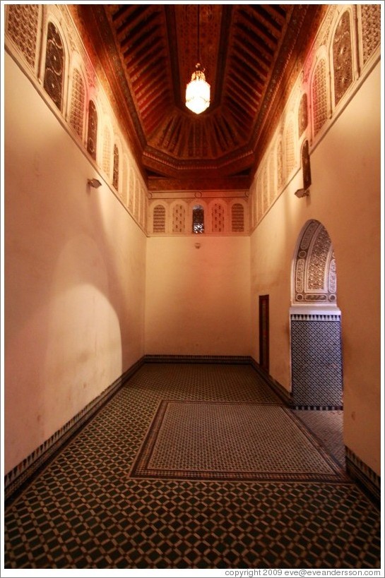 Room near La Petite Cour, Bahia Palace.