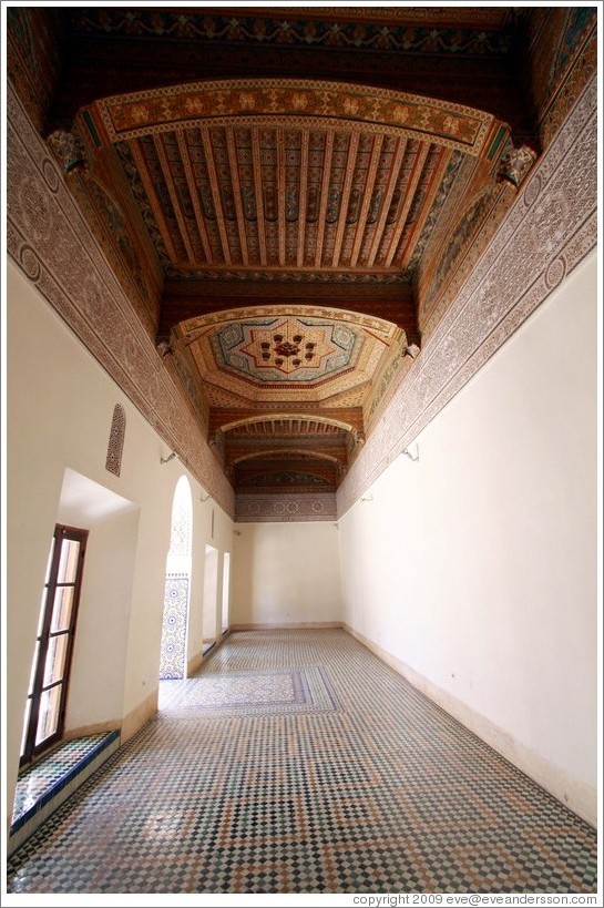 Room near La Petite Cour, Bahia Palace.