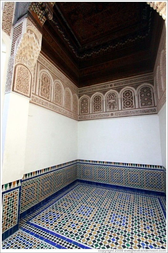 Room near La Petite Riad, Bahia Palace.