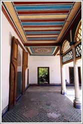 Walkway near La Grande Cour, Bahia Palace.