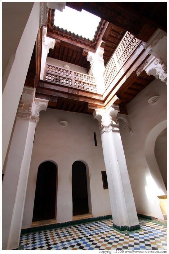 Student chambers, Ben Youssef Medersa.