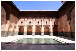 Courtyard, Ben Youssef Medersa.