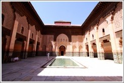 Courtyard, Ben Youssef Medersa.