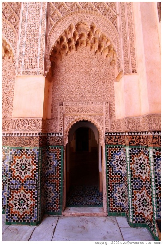 Doorway, Ben Youssef Medersa.