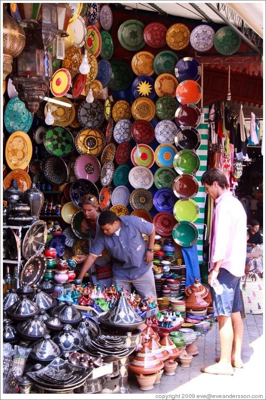 Pottery shop, Place Bab Fteuh.