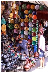 Pottery shop, Place Bab Fteuh.