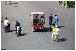 A few means of transport, Jemaa el Fna.