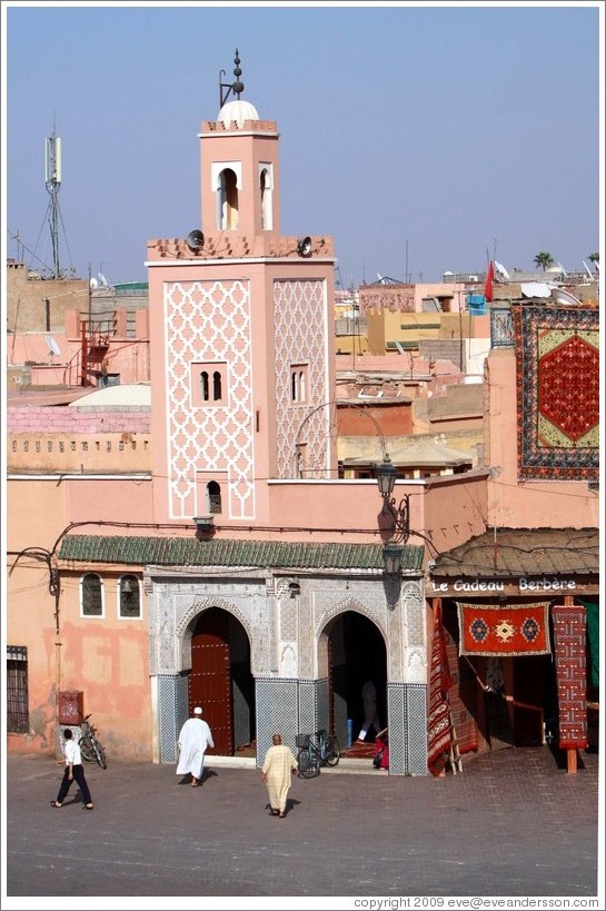 Mosque, Jemaa el Fna.