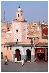 Mosque, Jemaa el Fna.