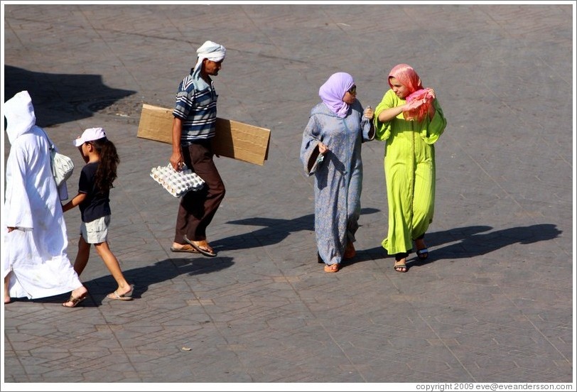 People, Jemaa el Fna.