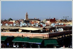 Satellite dishes, Jemaa el Fna.