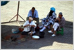 Snake charmers, Jemaa el Fna.