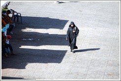 Woman in black, Jemaa el Fna.