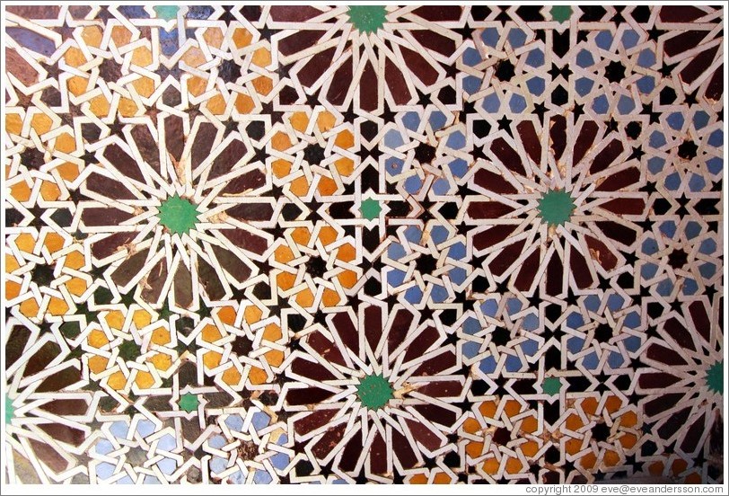 Wall pattern, Saadiens Tombs