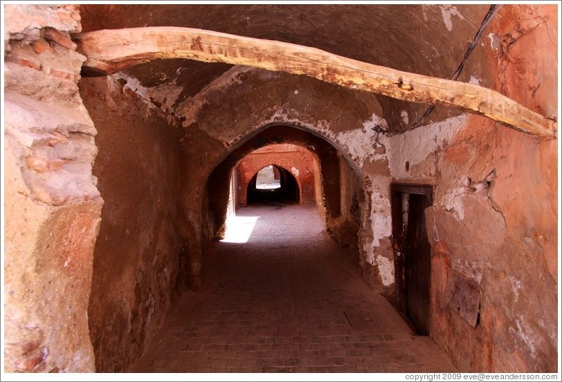 Pedestrian tunnel in the Medina.