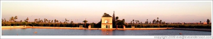 Saadian garden pavilion, Menara gardens.