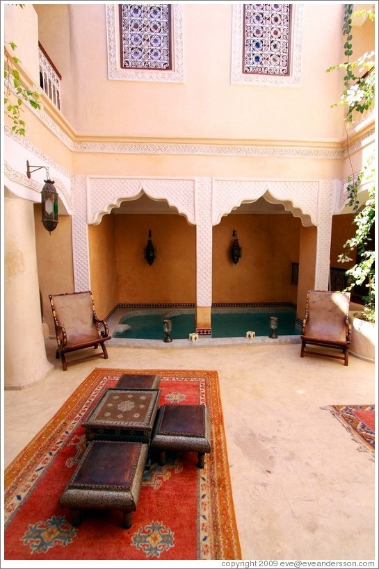 Courtyard, Riad Lorsya.