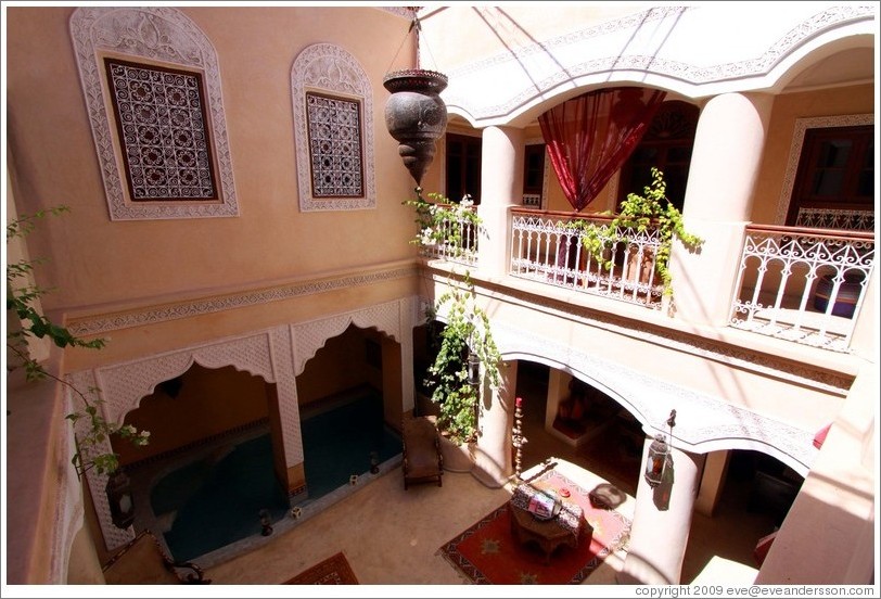 Courtyard, Riad Lorsya.