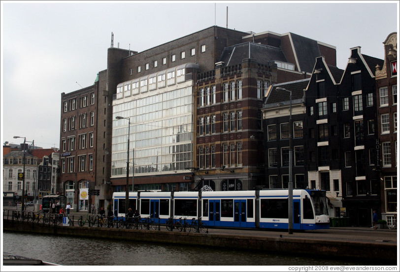 Buildings and tram in Centrum district.
