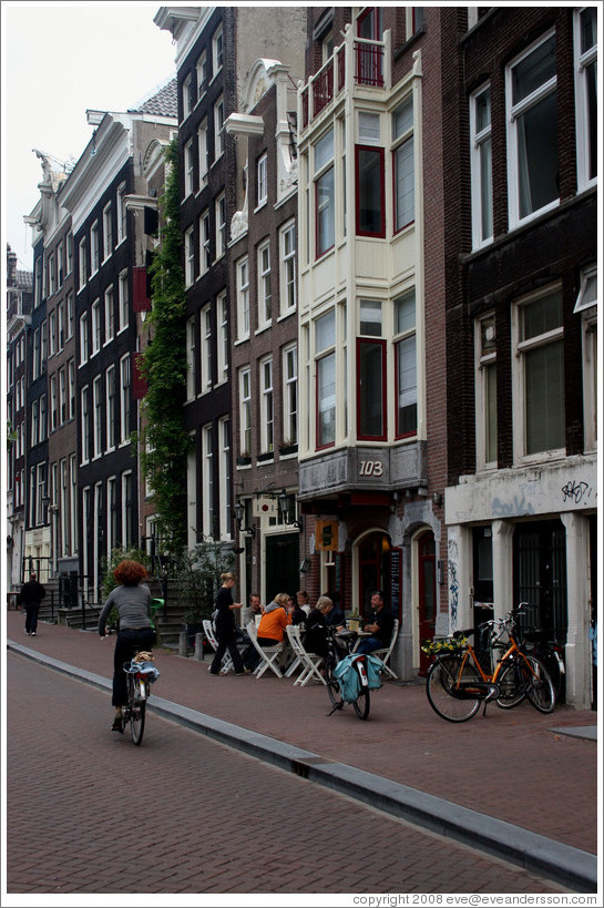 Buildings on Singel street, Centrum district.