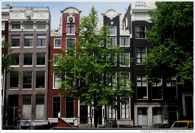 Buildings on Singel street, Centrum district.