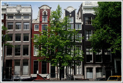 Buildings on Singel street, Centrum district.