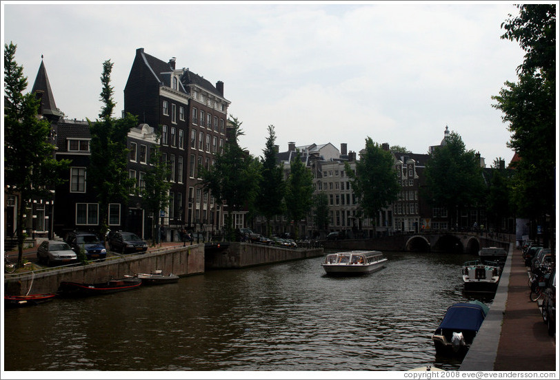 Canal and buildings, Herengracht and Wijde Heisteeg, Centrum district.