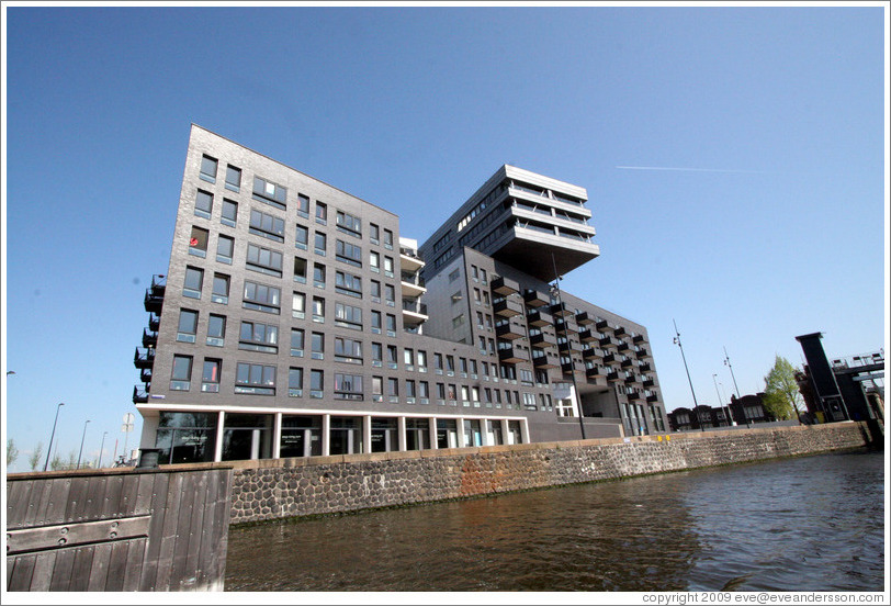 Building on IJ river.